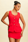 Lila Romper